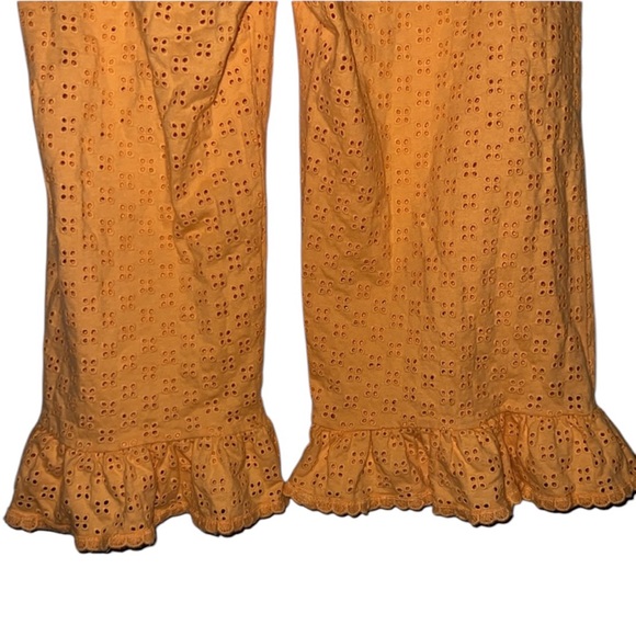 ASOS Orange Ruffle Hem Pants - Picture 7 of 16